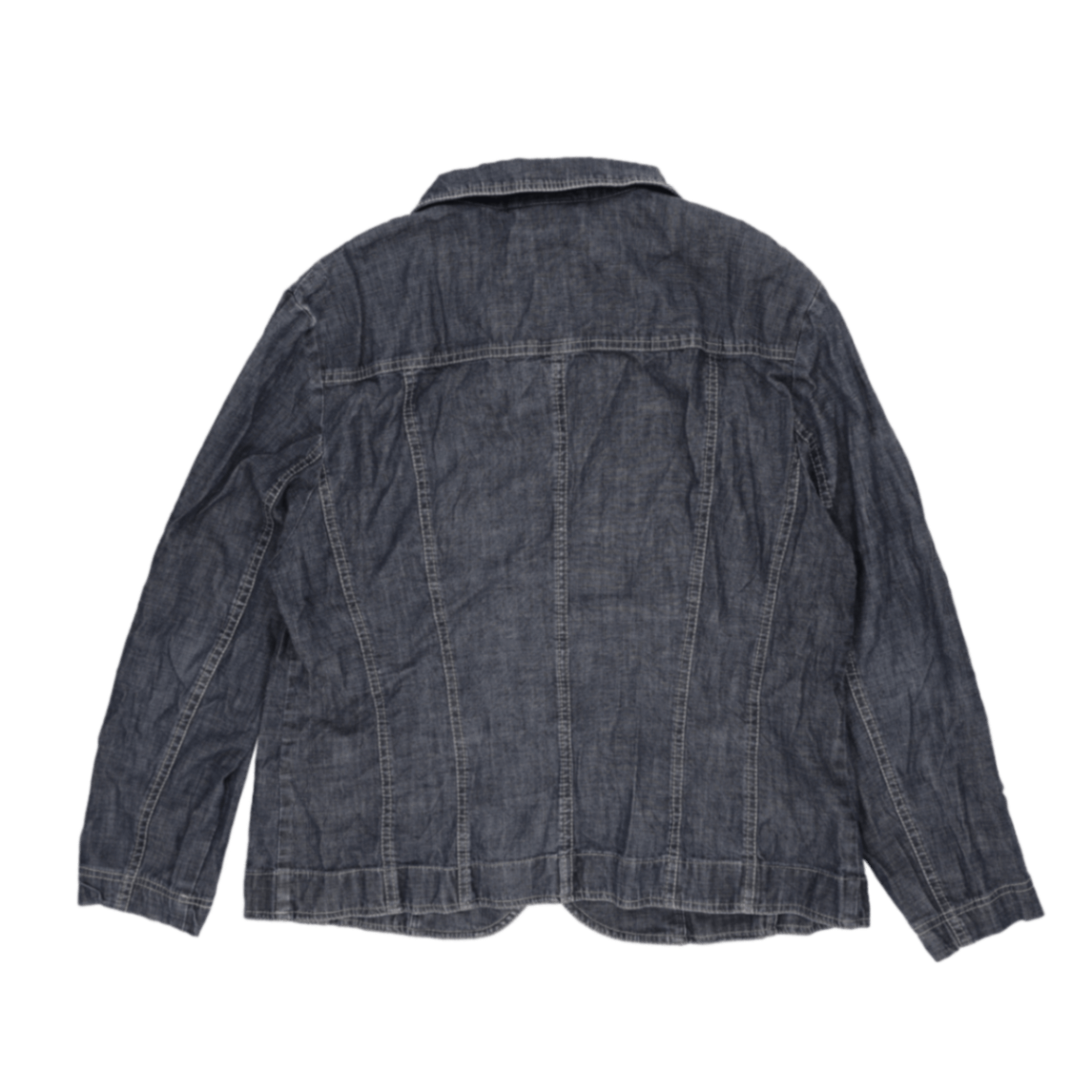 Gerry Weber Women's Denim Jacket Blue Size L Denim Cotton Blend Vintage