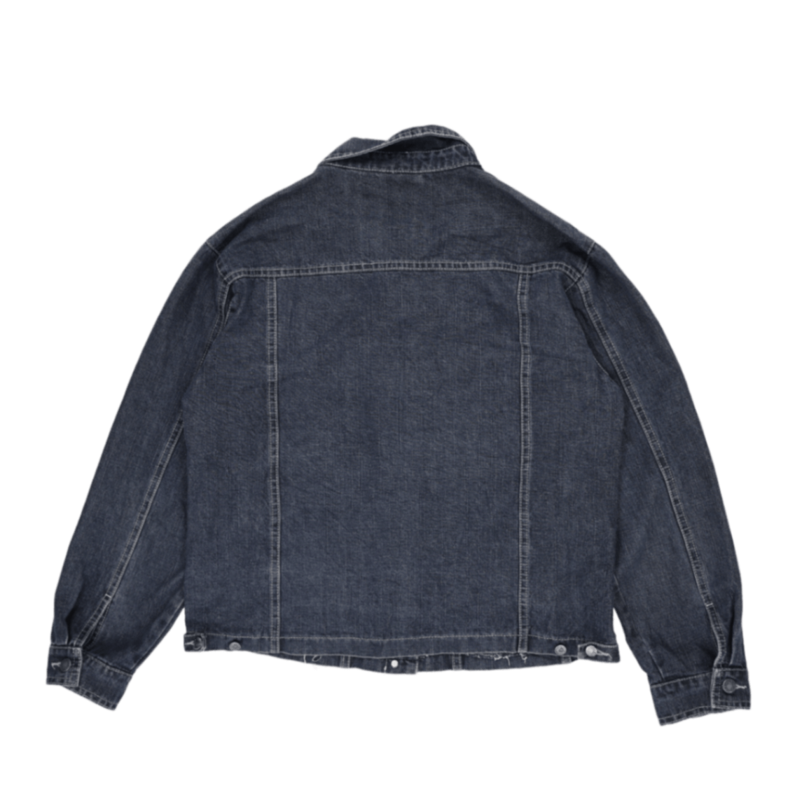 My Own Vintage Blue Denim Jacket Size 42 Large Casual Collared Style