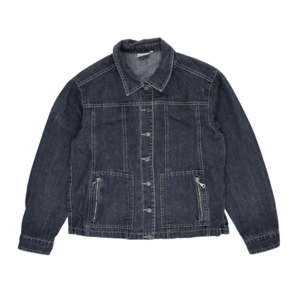 My Own Vintage Blue Denim Jacket Size 42 Large Casual Collared Style