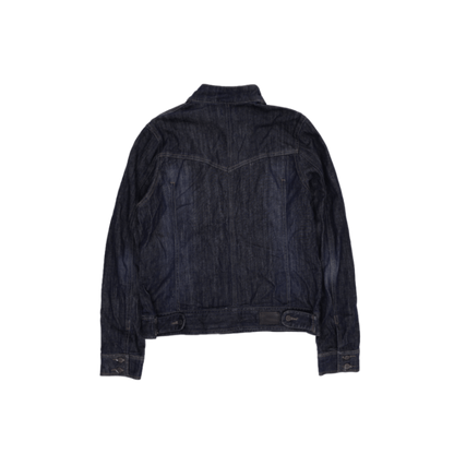 Active Wear La Redoute Classic Indigo Denim Jacket Large Casual Jacket Stand Collar