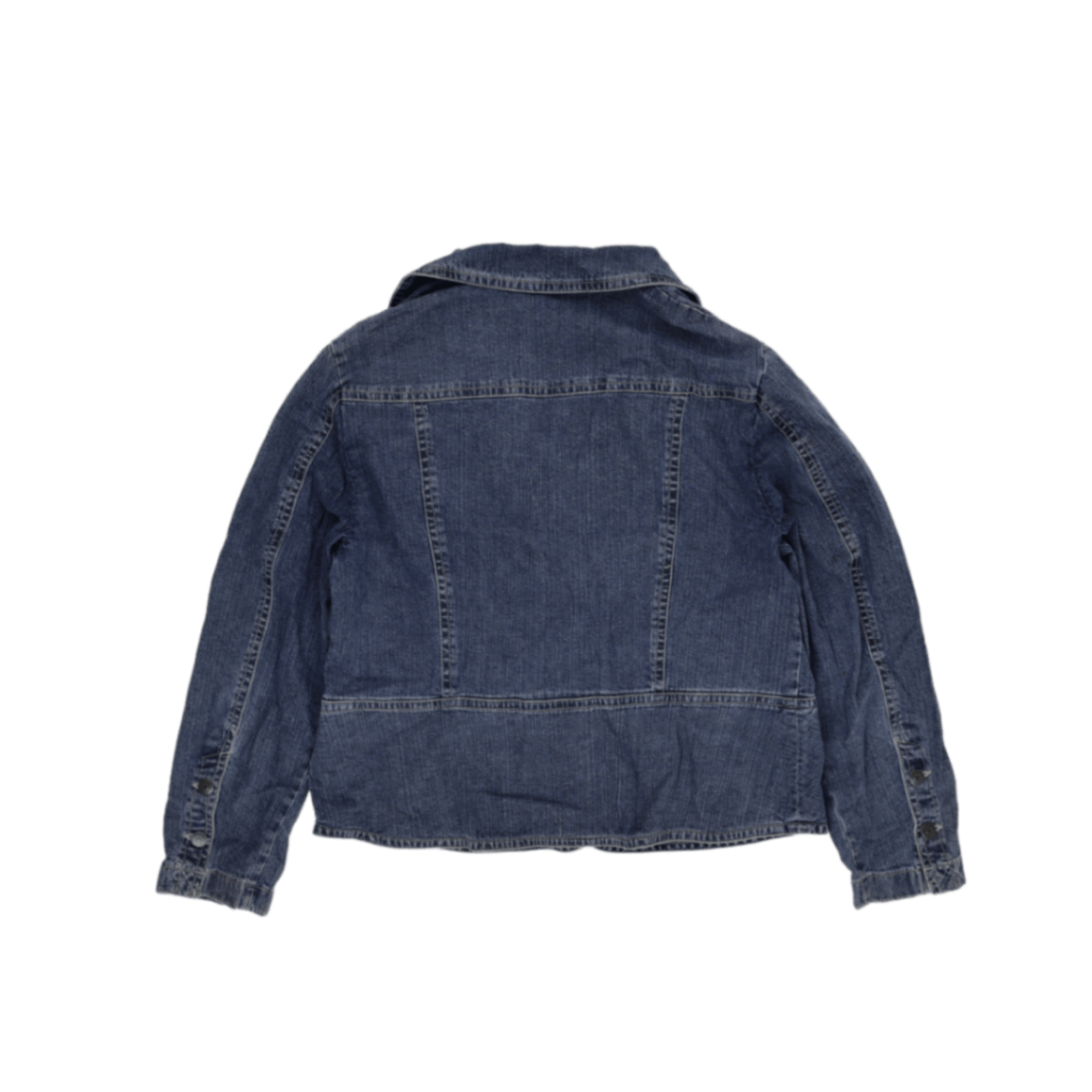 Hirsch Denim Vintage Blue Denim Jacket Women's Medium Cotton Denim Collared