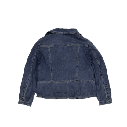Hirsch Denim Vintage Blue Denim Jacket Women's Medium Cotton Denim Collared
