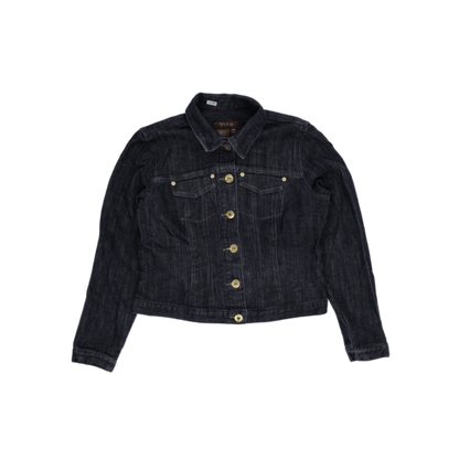 Yuva Classic Denim Jacket Dark Indigo Size L 73% Cotton 26% Polyester