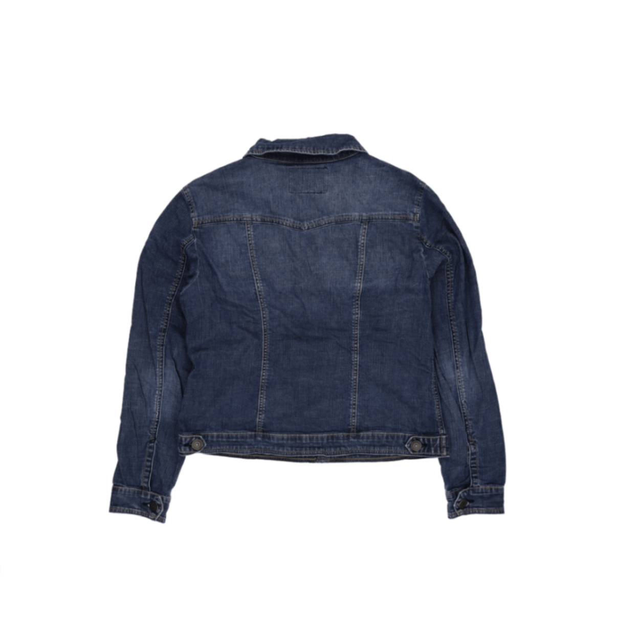 Guess Classic Blue Denim Jacket Womens XL Cotton Collared
