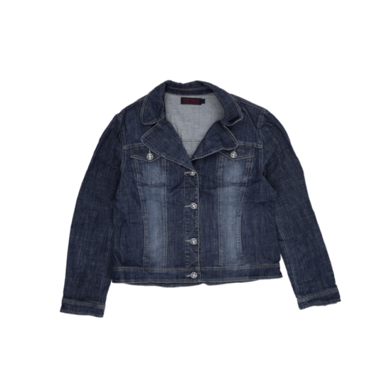 TRIBA Denim Women's Stretch Blue Denim Jacket Size 10