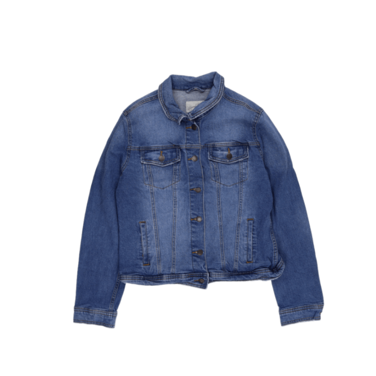 Universal Thread Women's Classic Blue Denim Jacket Size Large Vintage