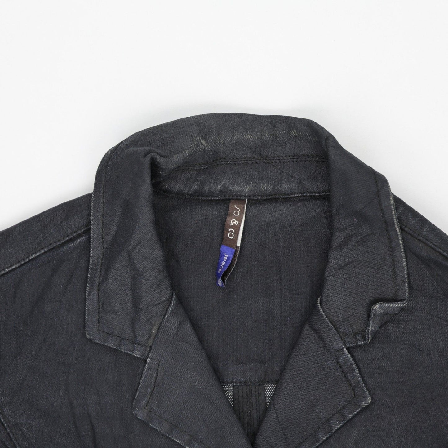 So & Co Womens Black Tailored Blazer Jacket Size Small 81% Cotton 15% Nylon 2% Elastane