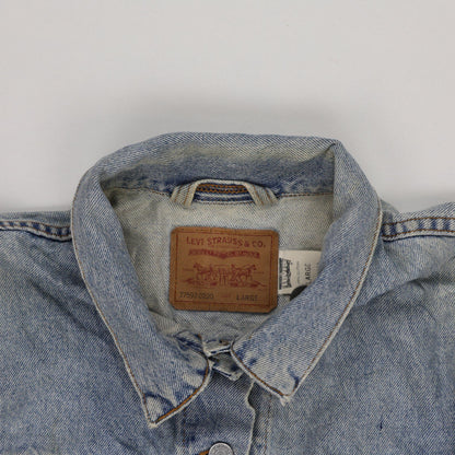 Levi's Vintage Trucker Jacket Blue Large 100% Cotton Men's