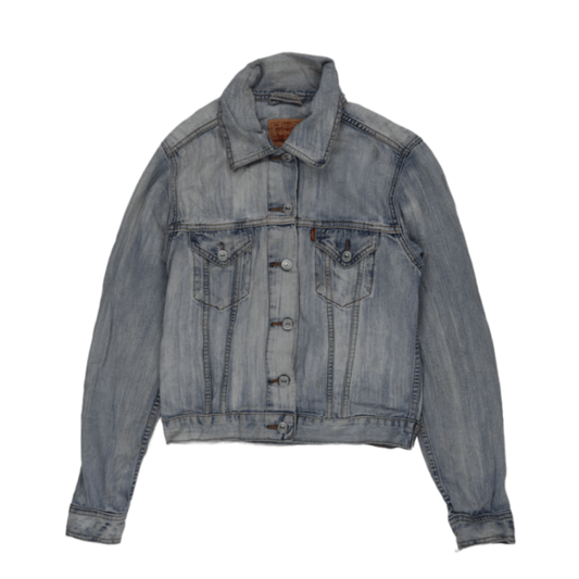 Levi's Vintage Light Blue Denim Trucker Jacket Men's Medium 100% Cotton Collared