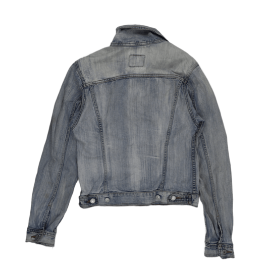 Levi's Vintage Light Blue Denim Trucker Jacket Men's Medium 100% Cotton Collared