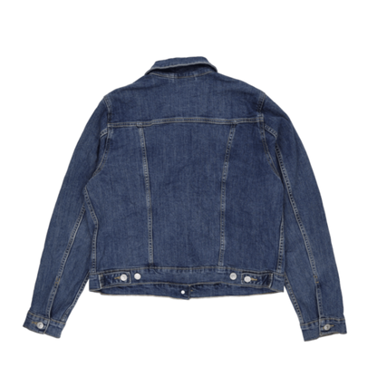 Levi's Denim Trucker Jacket Blue Large 100% Cotton Unisex