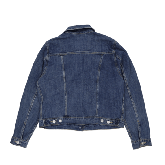 Levi's Denim Trucker Jacket Blue Large 100% Cotton Unisex