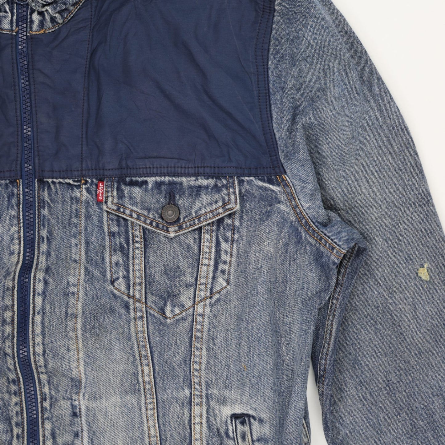 Levi's Vintage Trucker Jacket Men's XL Blue Navy Cotton Nylon