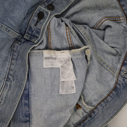 Levi's XXL Blue Denim Jacket Cotton Collared Vintage Trucker