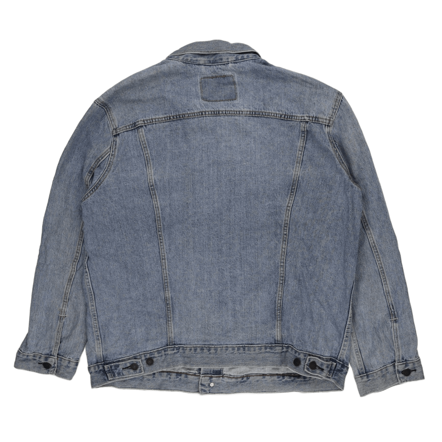Levi's XXL Blue Denim Jacket Cotton Collared Vintage Trucker