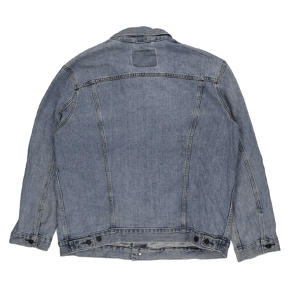 Levi's XXL Blue Denim Jacket Cotton Collared Vintage Trucker