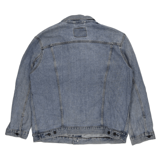 Levi's XXL Blue Denim Jacket Cotton Collared Vintage Trucker