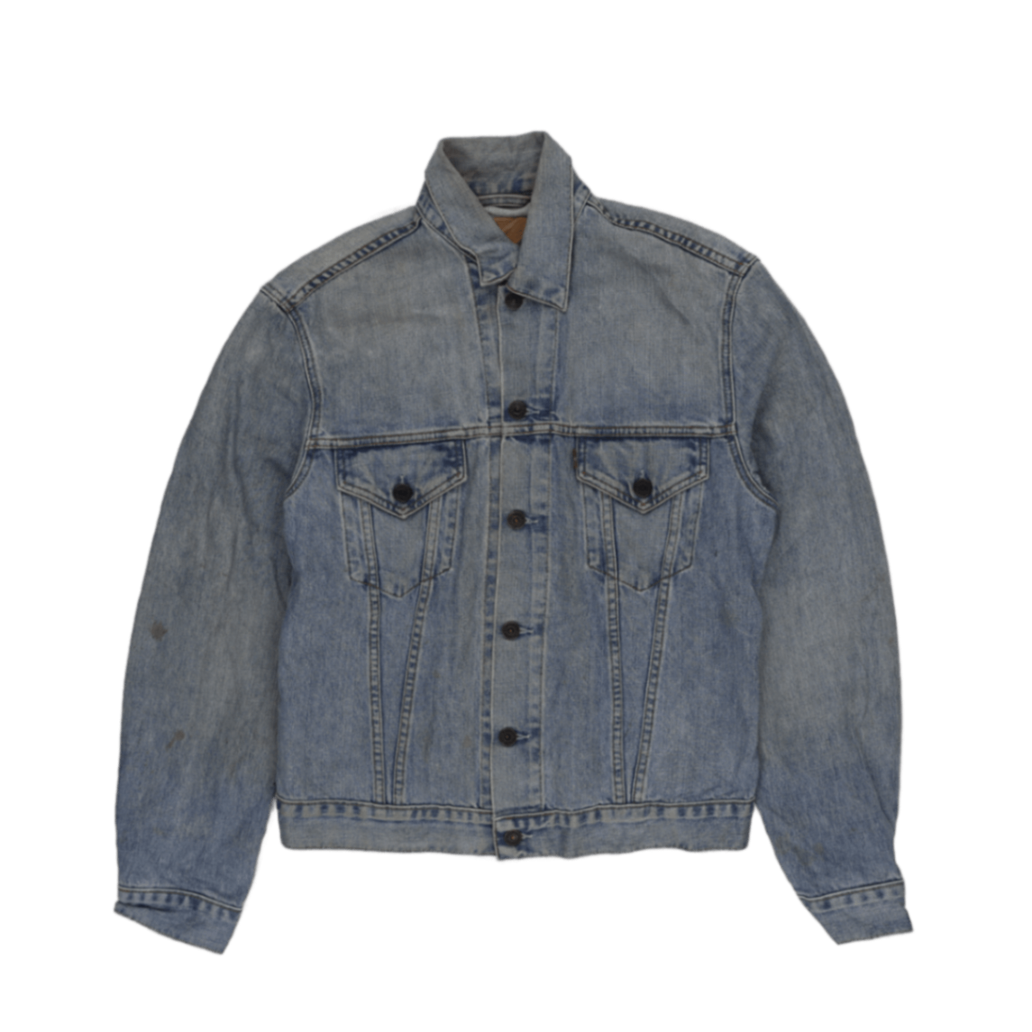Levi's Vintage Light Blue Denim Trucker Jacket Model 70500 Men's Size L Cotton