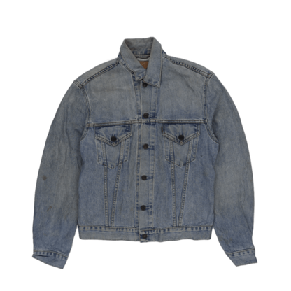 Levi's Vintage Light Blue Denim Trucker Jacket Model 70500 Men's Size L Cotton
