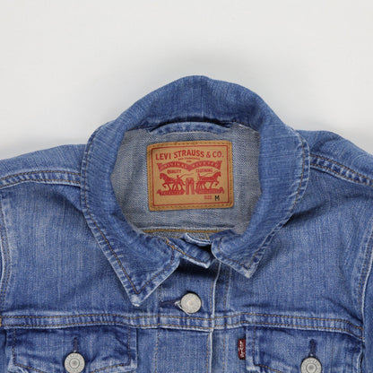 Levi's Medium Blue Denim Trucker Jacket Men's Size M 100% Cotton Vintage