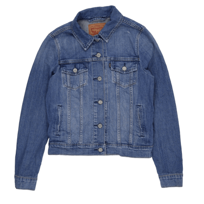 Levi's Medium Blue Denim Trucker Jacket Men's Size M 100% Cotton Vintage