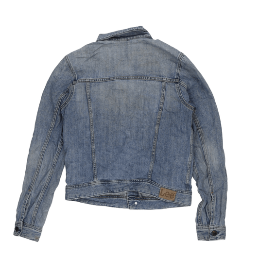 Lee Classic Light Blue Denim Jacket Men's Size S 100 Percent Cotton Vintage
