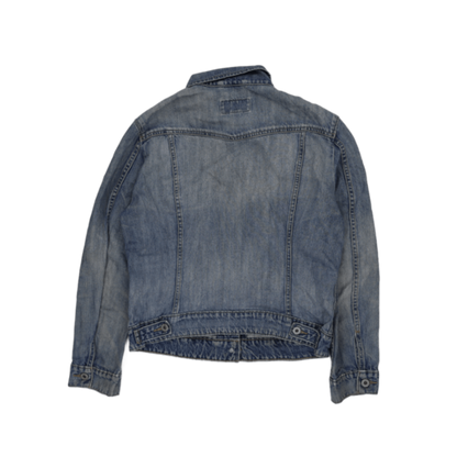 Levi's Light Blue Denim Jacket Men's Large Vintage Cotton Collared