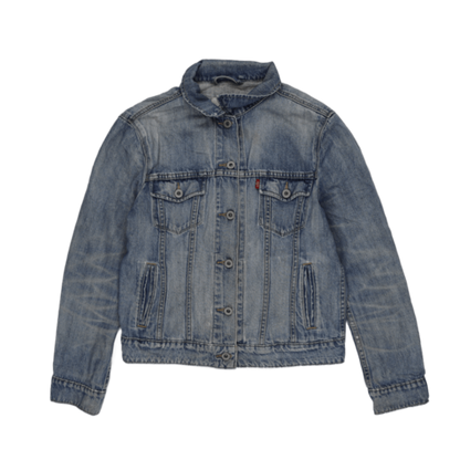 Levi's Light Blue Denim Jacket Men's Large Vintage Cotton Collared