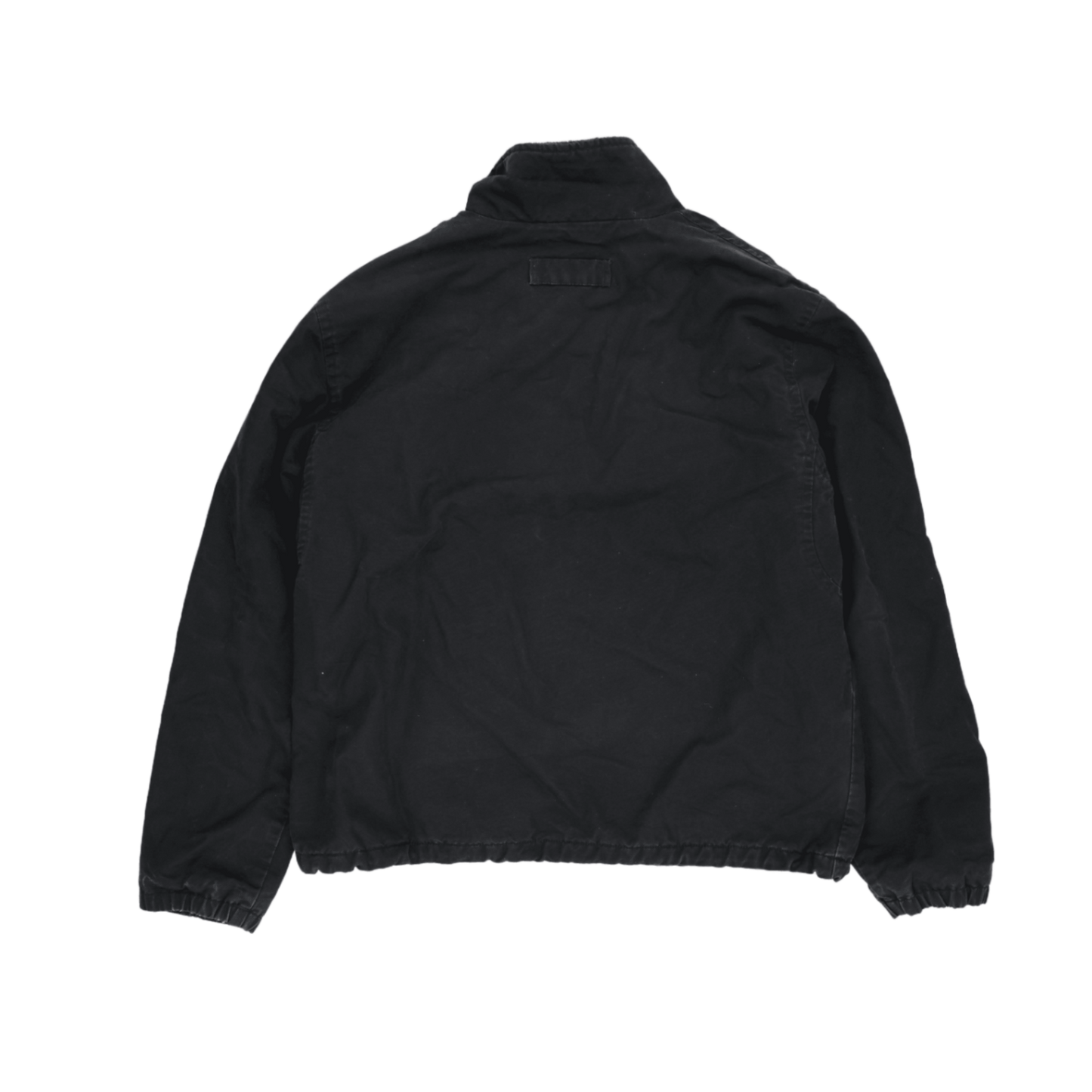 Tommy Hilfiger Black Zip Jacket for Men Size L Cotton Polyester Faux Fur