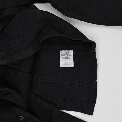 Eddie Bauer Women's Black Blazer Jacket Size Medium 98% Cotton 2% Elastane