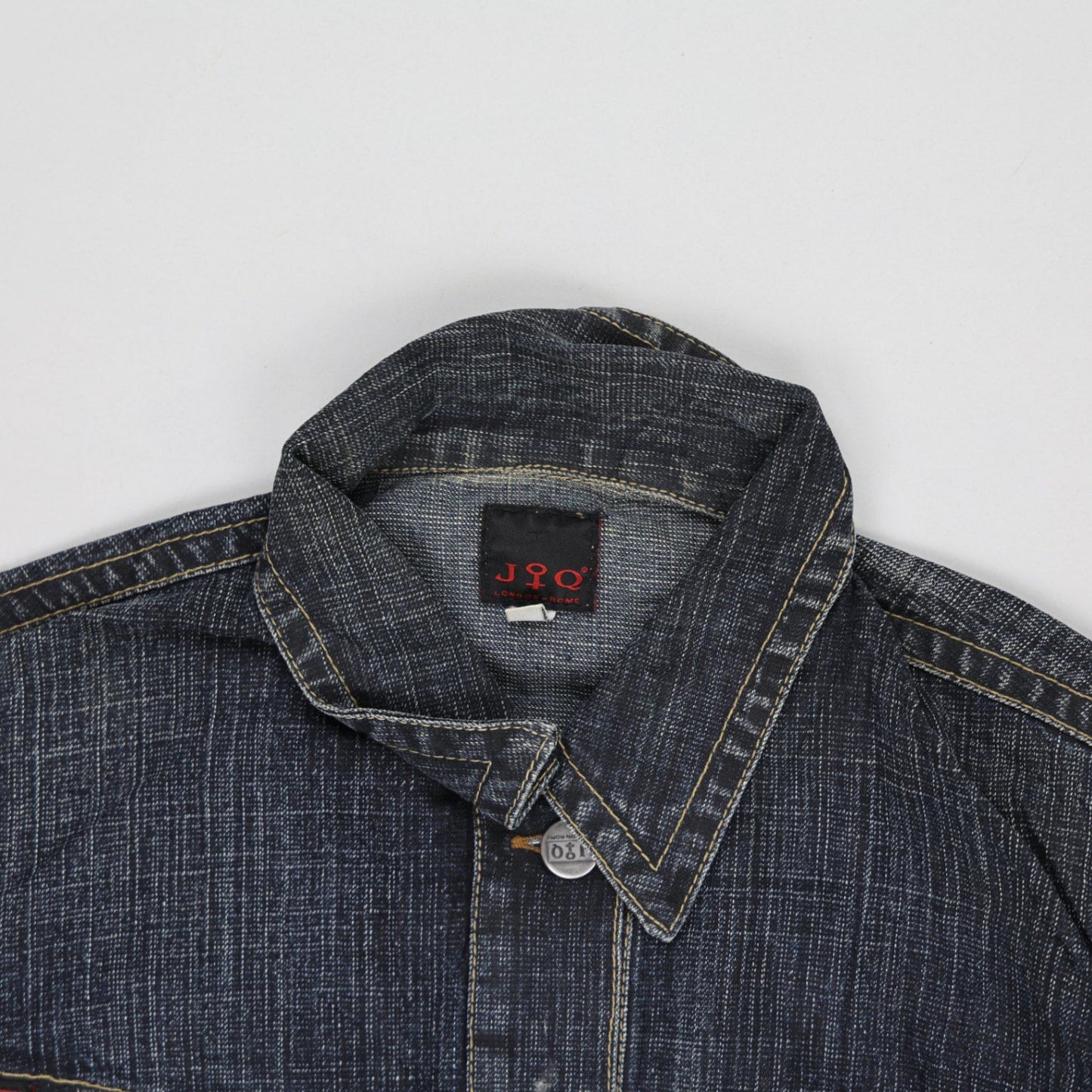 Johnny Q Women's Blue Denim Jacket UK 10 Cotton Denim Collared