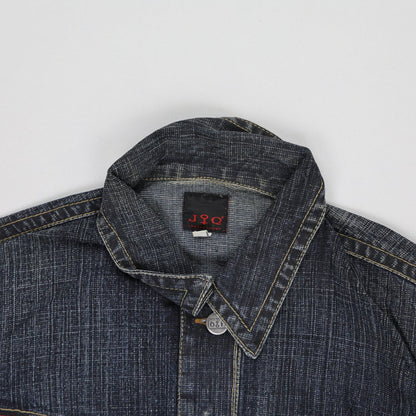 Johnny Q Women's Blue Denim Jacket UK 10 Cotton Denim Collared