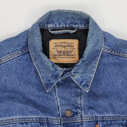 Levi's Vintage Blue Denim Trucker Jacket Men's Medium Cotton