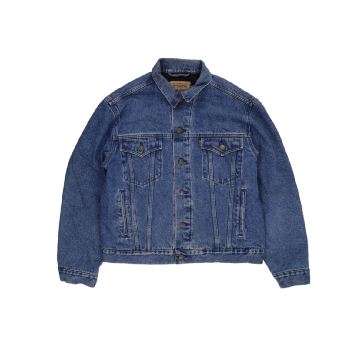 Levi's Vintage Blue Denim Trucker Jacket Men's Medium Cotton