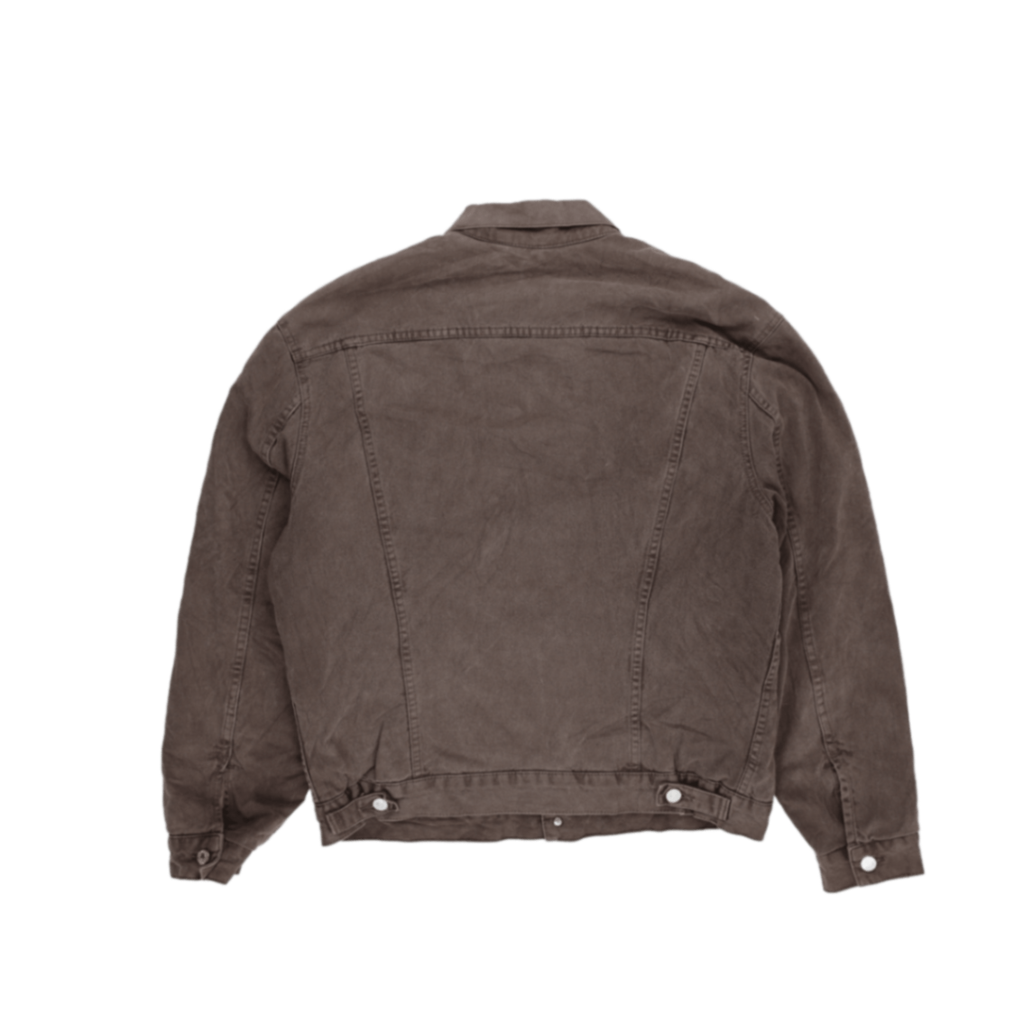 Levi's Vintage Brown Trucker Jacket Large Cotton Sherpa Lined