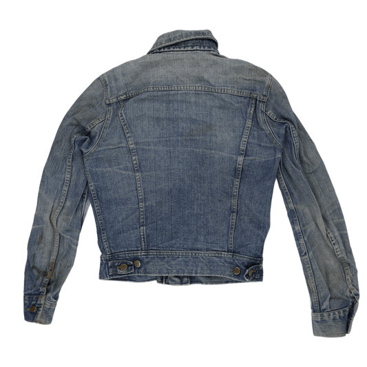 Lee Vintage Blue Denim Trucker Jacket Medium Cotton