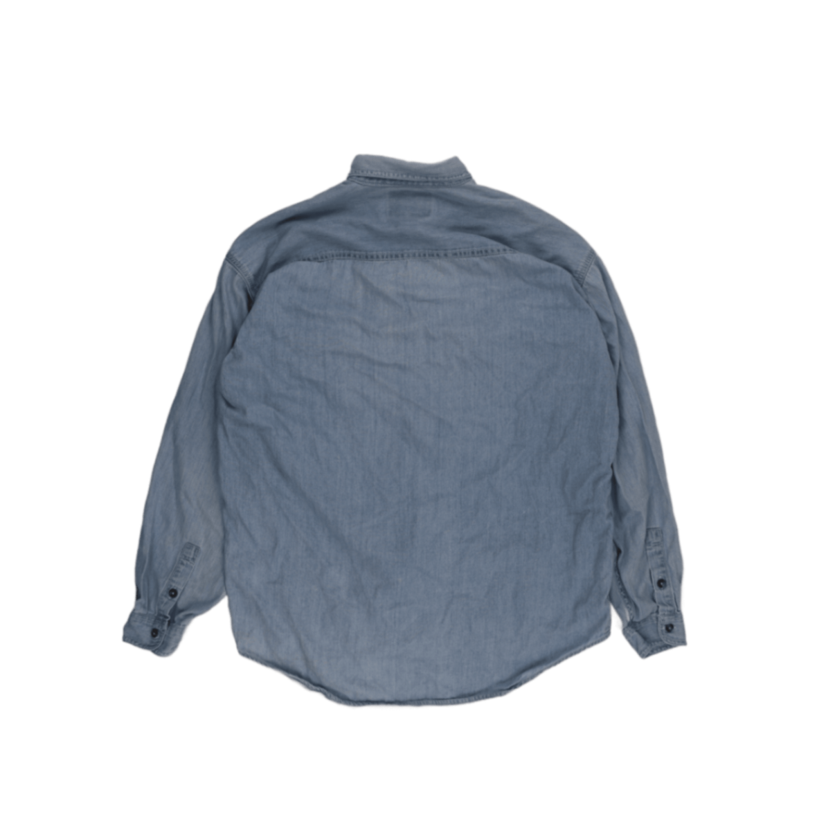 Levi's Vintage Light Blue Denim Shirt Men's Size L Cotton Collared