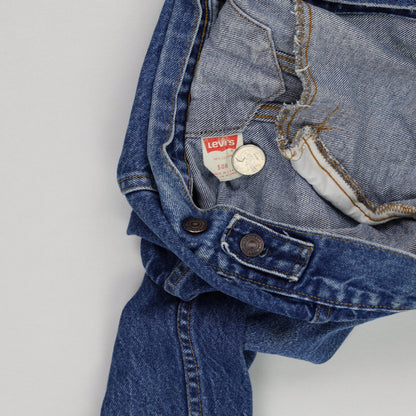 Levi's Vintage Blue Denim Trucker Jacket Men's Size 50R Large 100% Cotton