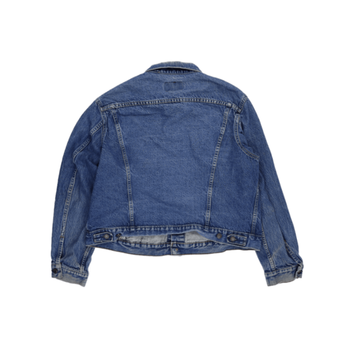 Levi's Vintage Blue Denim Trucker Jacket Men's Size 50R Large 100% Cotton