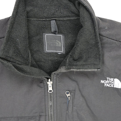 The North Face Black Fleece Full Zip Outdoor Jacket Large Vintage Nylon and Fleece