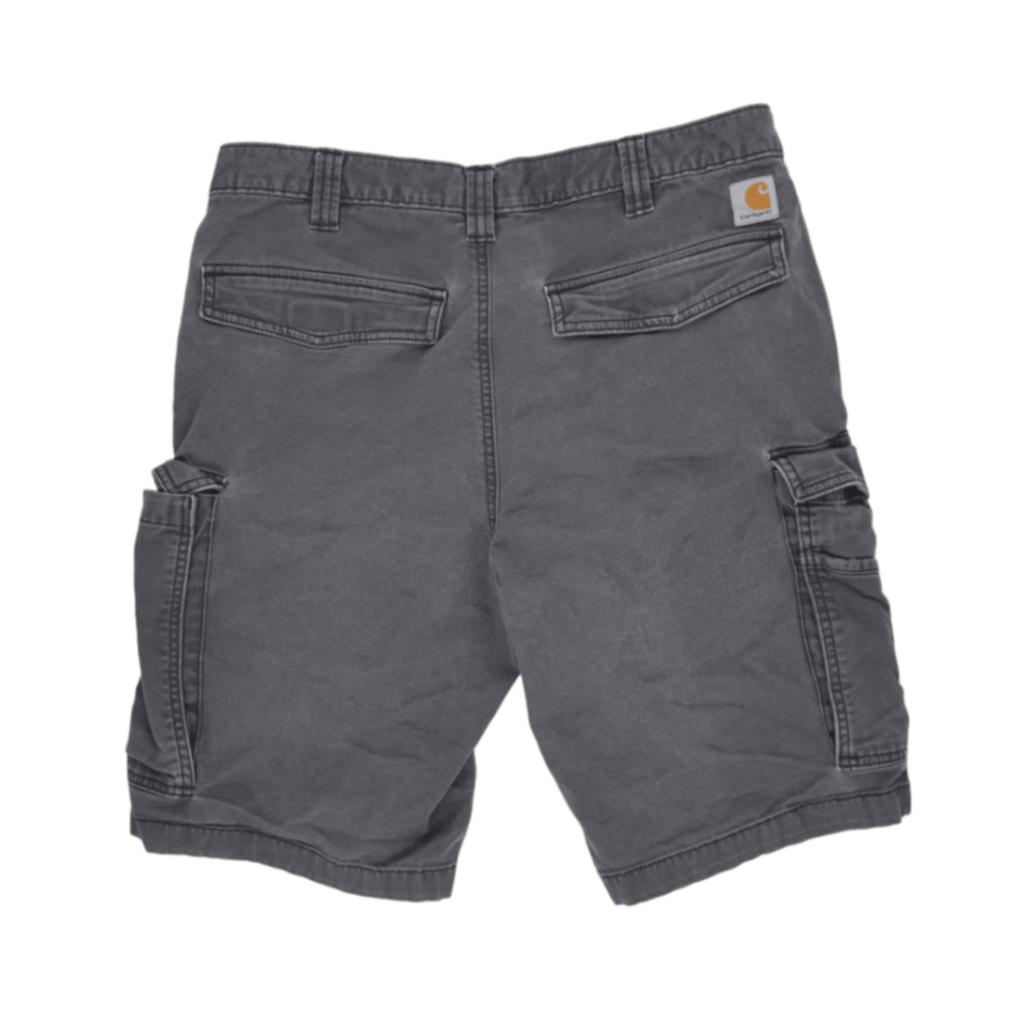 Carhartt Relaxed Fit Grey Cargo Shorts 34 in Cotton