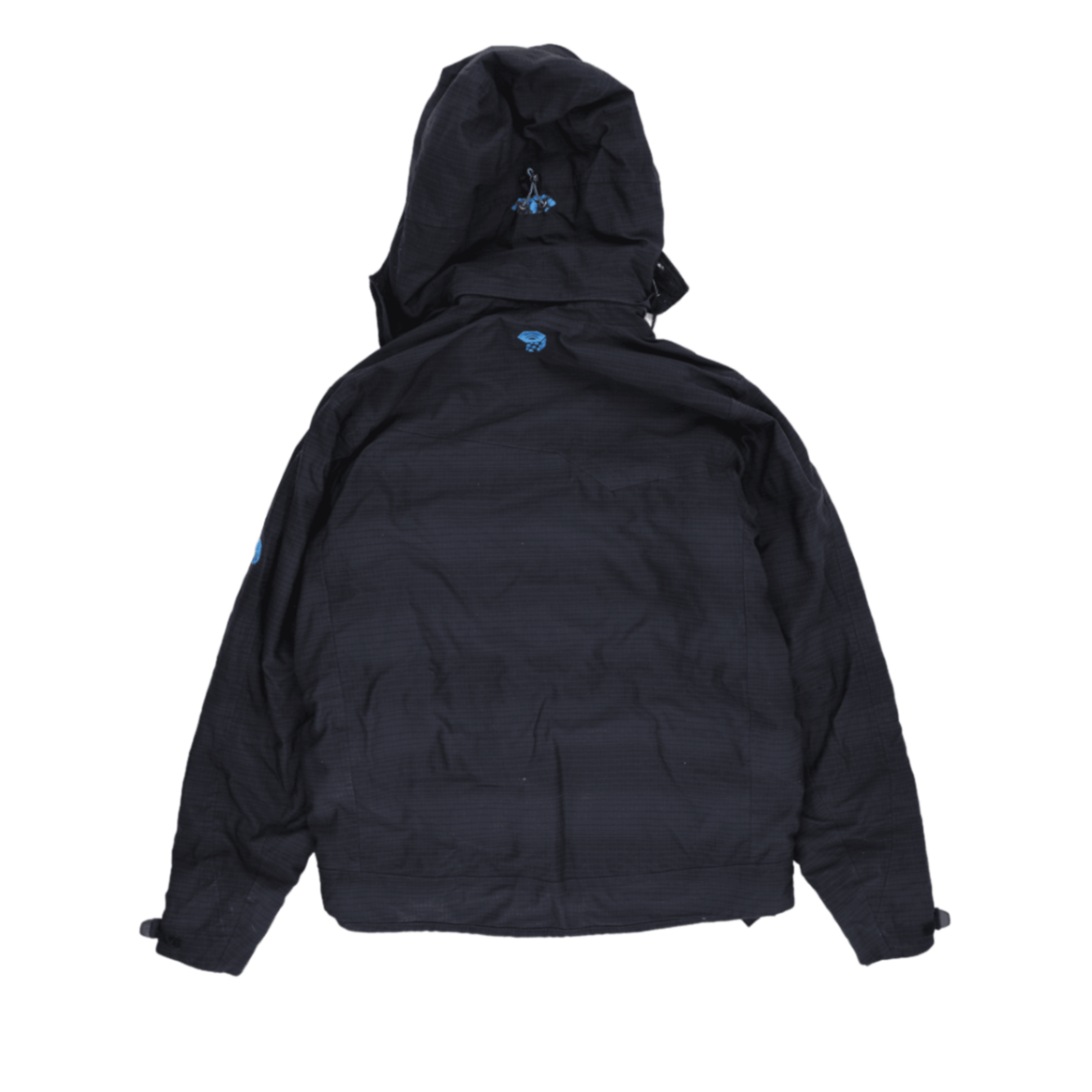 Mountain Hardwear Black Hooded Outdoor Technical Jacket Size L Technical Fabric Blend