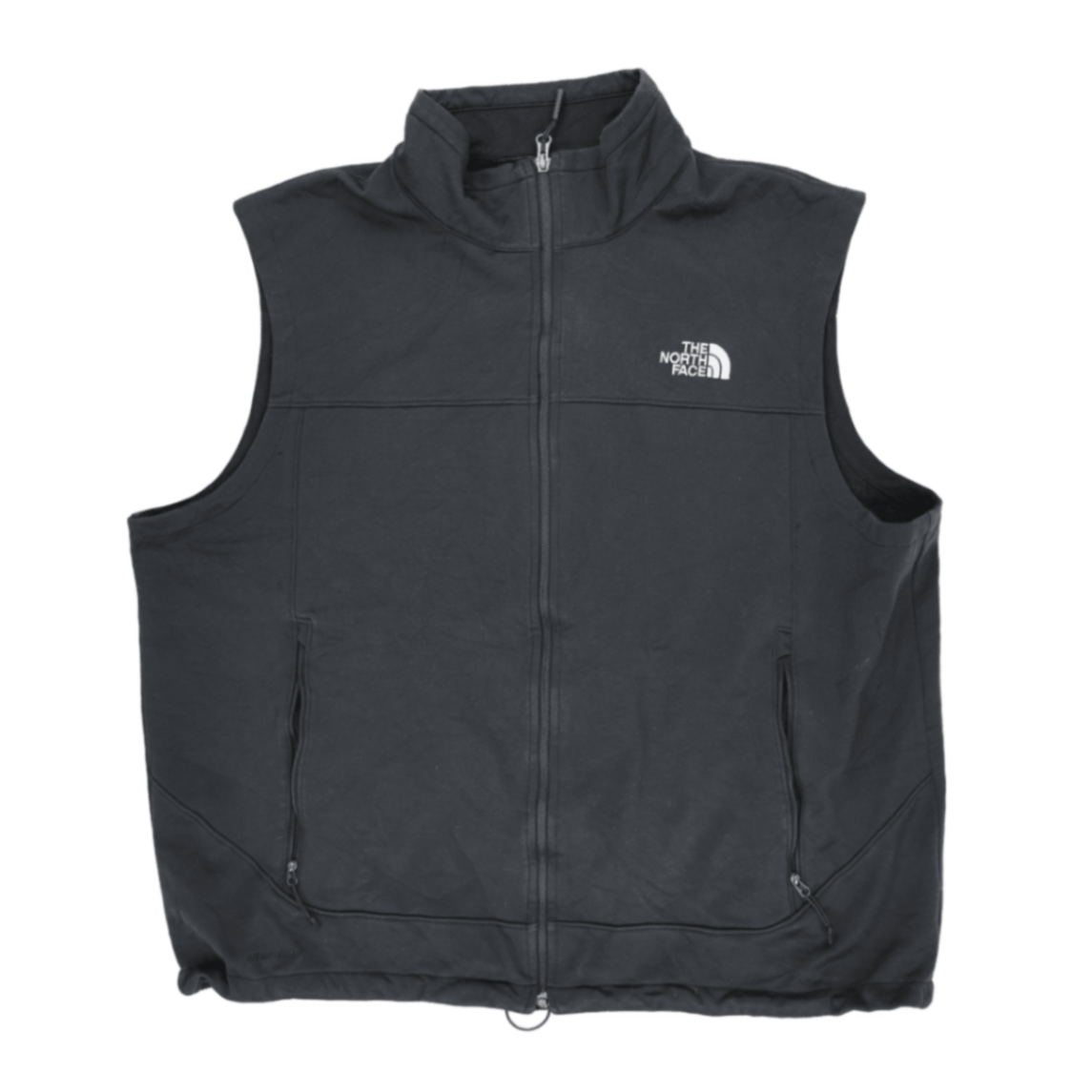 The North Face Black Fleece Gilet Vest XXL Polyester High Neck