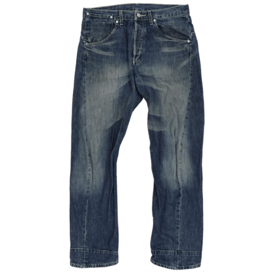 Levi's 501 Vintage Blue Denim Jeans 33x32 Straight Leg Cotton for Men
