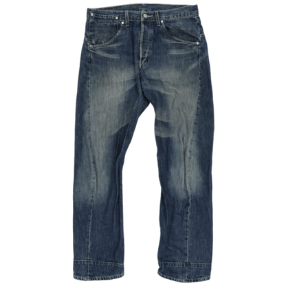 Levi's 501 Vintage Blue Denim Jeans 33x32 Straight Leg Cotton for Men