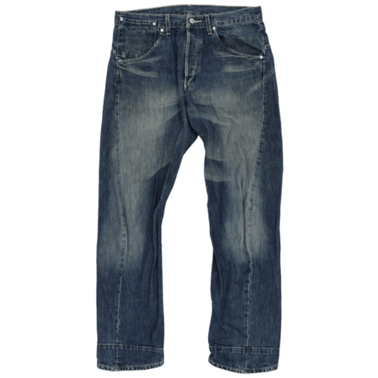 Levi's 501 Vintage Blue Denim Jeans 33x32 Straight Leg Cotton for Men