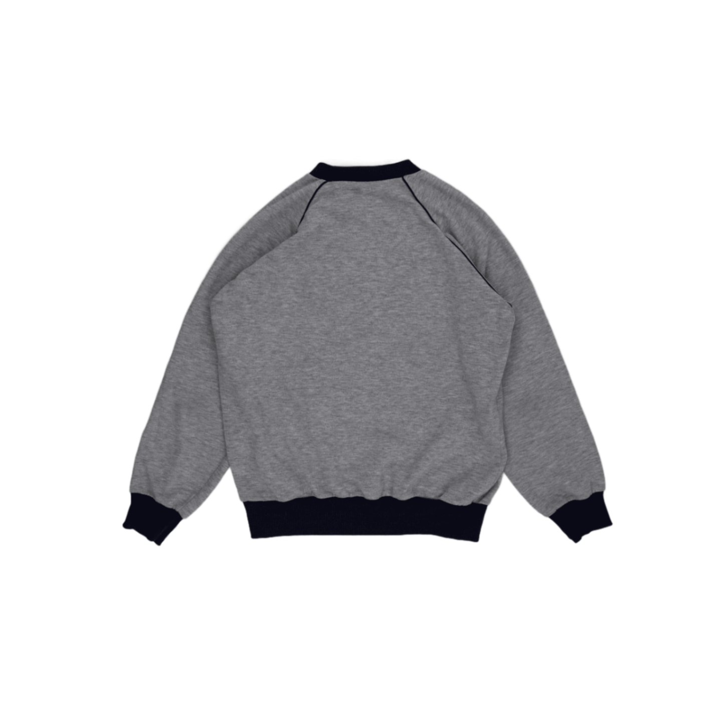 adidas Grey Crew Neck Sweatshirt Men Medium Cotton Blend Casual
