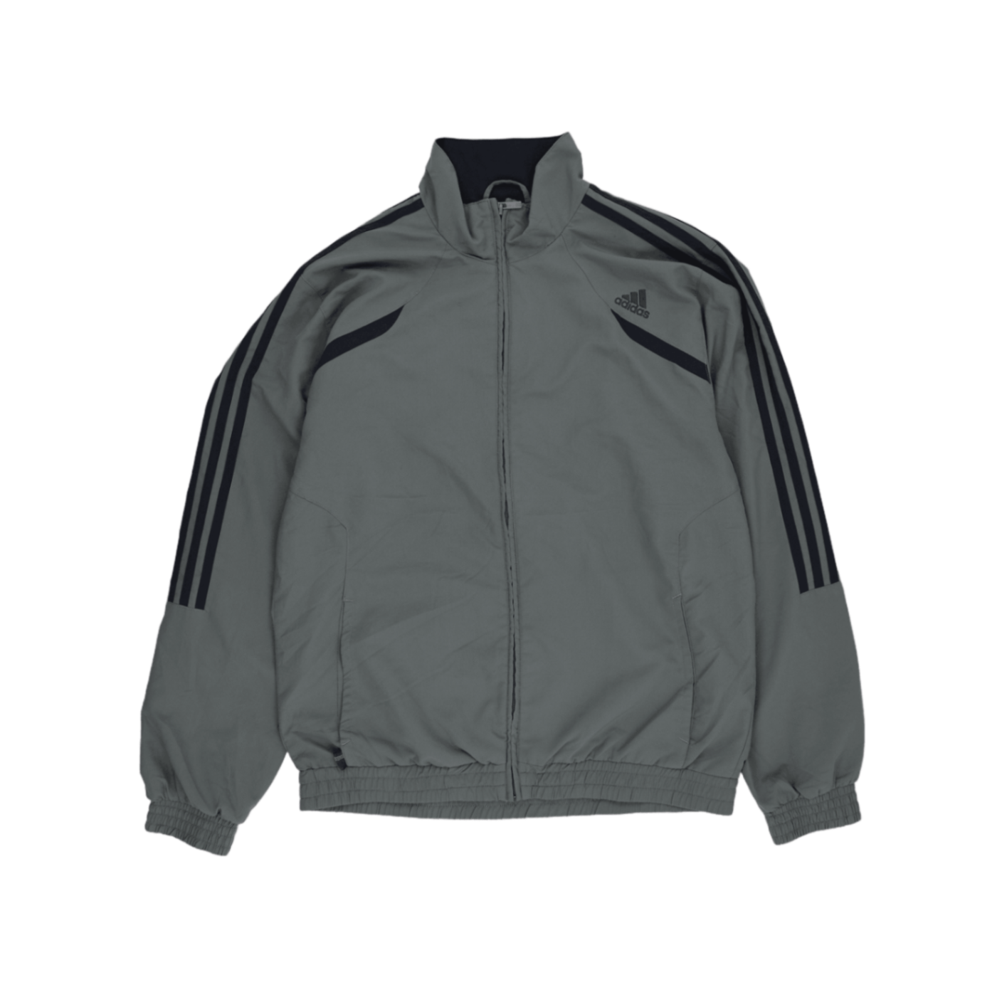 adidas Climalite Grey Track Jacket Large Polyester Mens