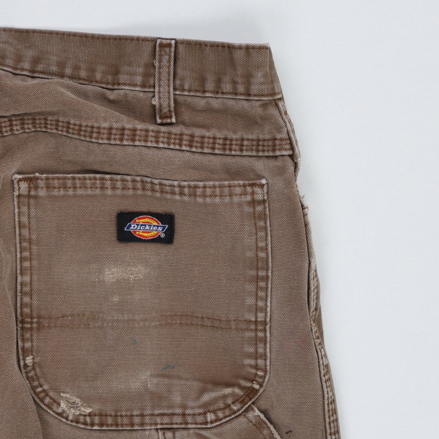 Dickies Vintage Brown Workwear Trousers 32W 29 Inseam 100 Percent Cotton