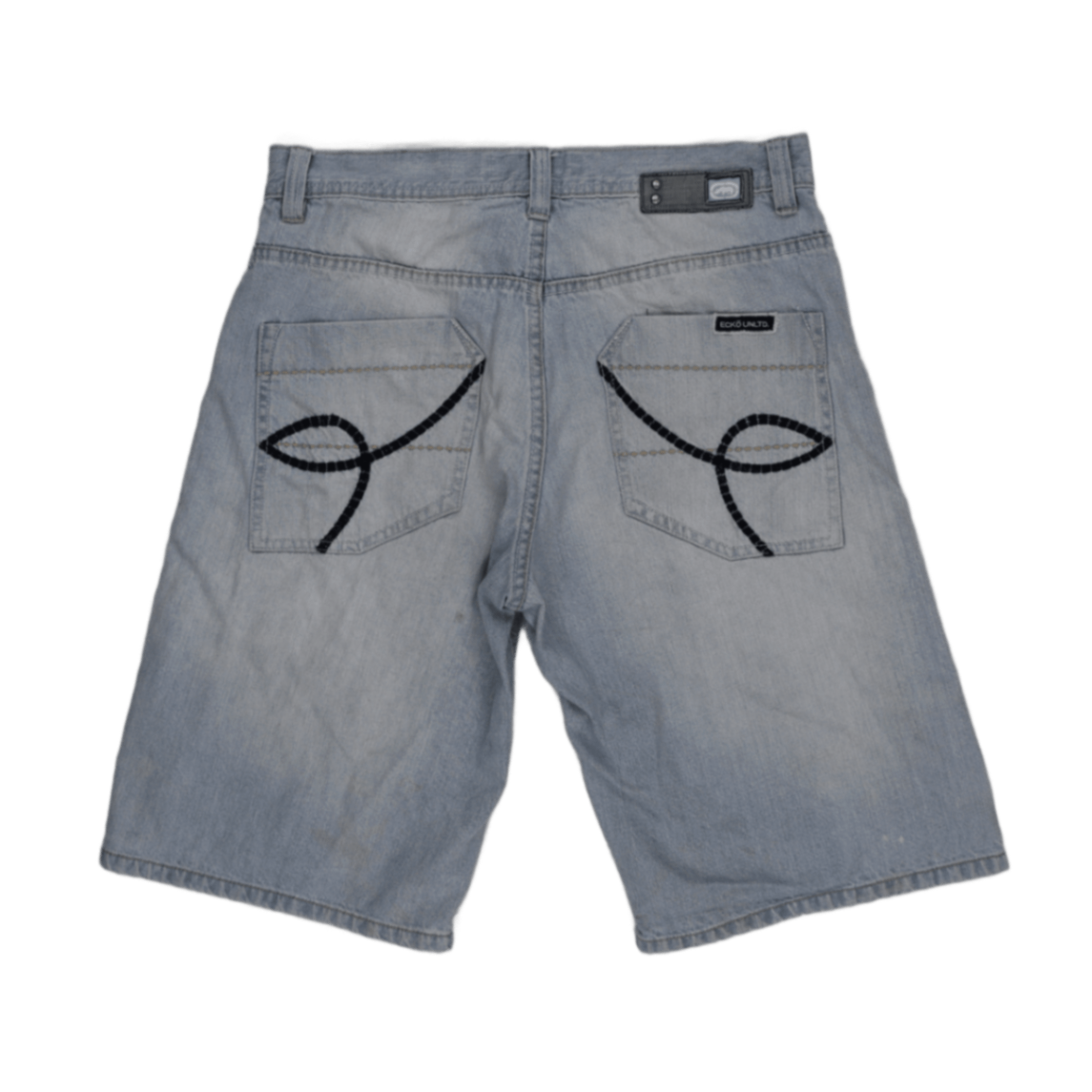 Ecko Unltd Light Blue Denim Shorts 32 in 100 Cotton Vintage Style